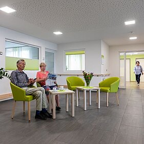 Eingang im Pflegestift Ellhofen
