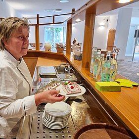 Theke mit allem ausgestattet