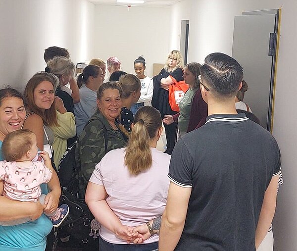 Besichtigung in der neuen Einrichtung in Backnang