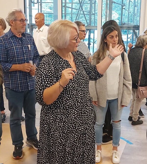 Besichtigung in der neuen Einrichtung in Backnang