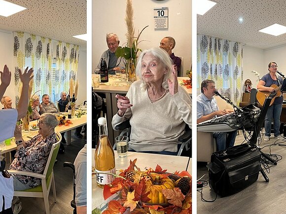 Wein- und Zwiebelkuchenfest im Pflegestift Rielingshausen
