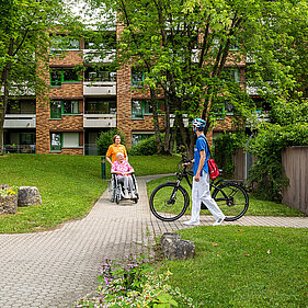 Natur direkt vor dem Haus