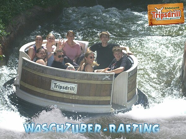 Personen in Achterbahn