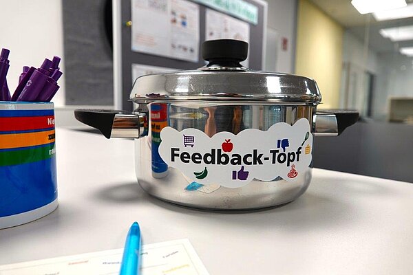 Kochtopf für Feedback
