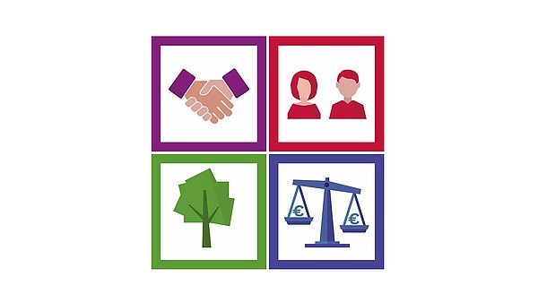 Grafik Nachhaltigkeit Icons